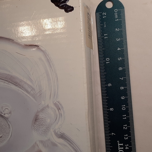 Holiday Santa Bear Glass Platter - Picture 5 of 7